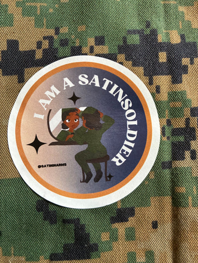 #1 SATINSOLDIER STICKER