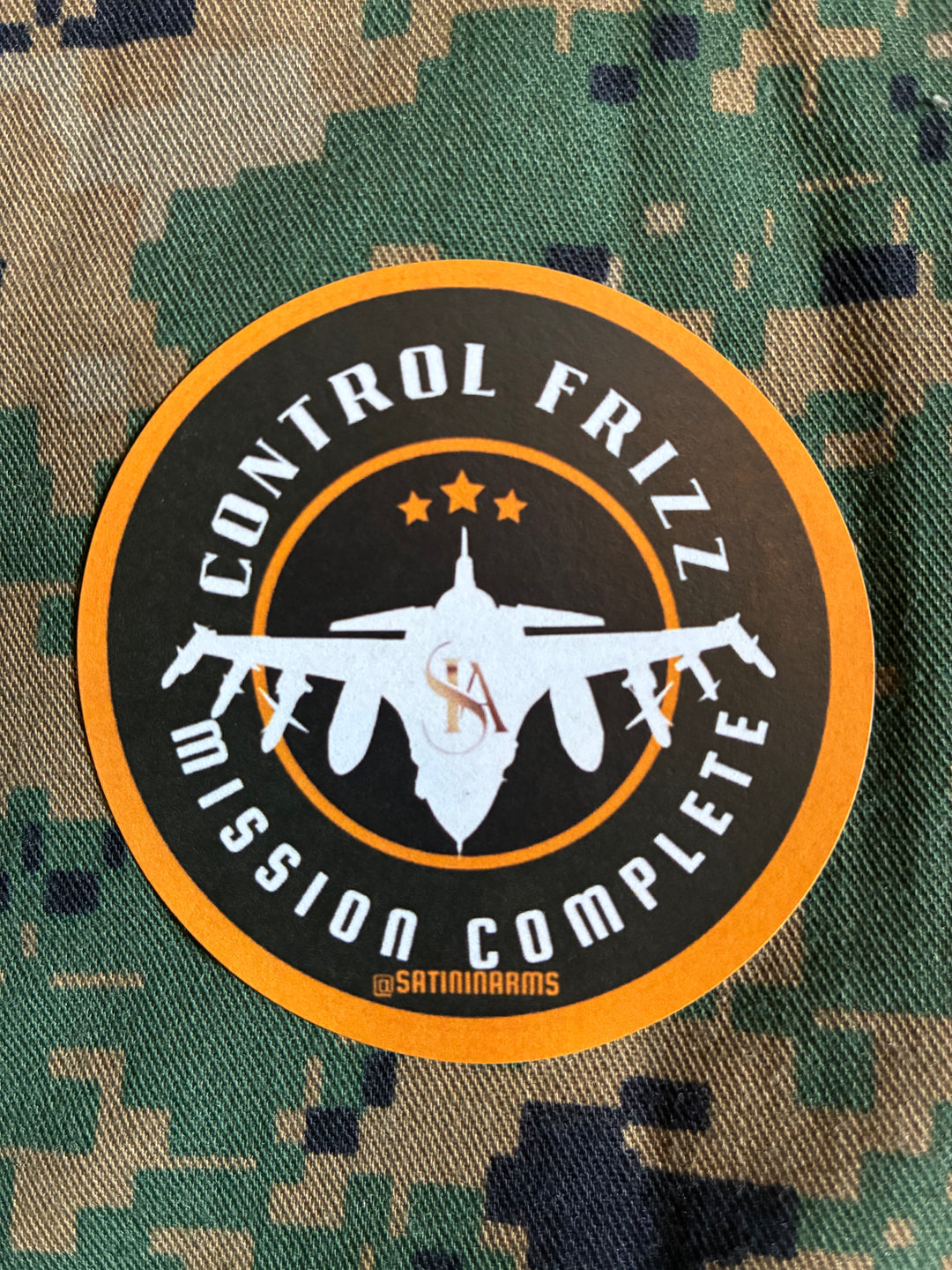 MISSION COMPLETE STICKER