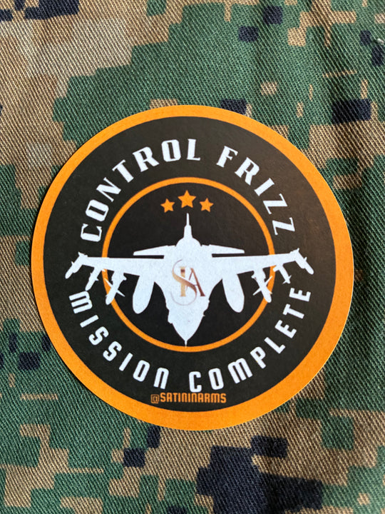 MISSION COMPLETE STICKER