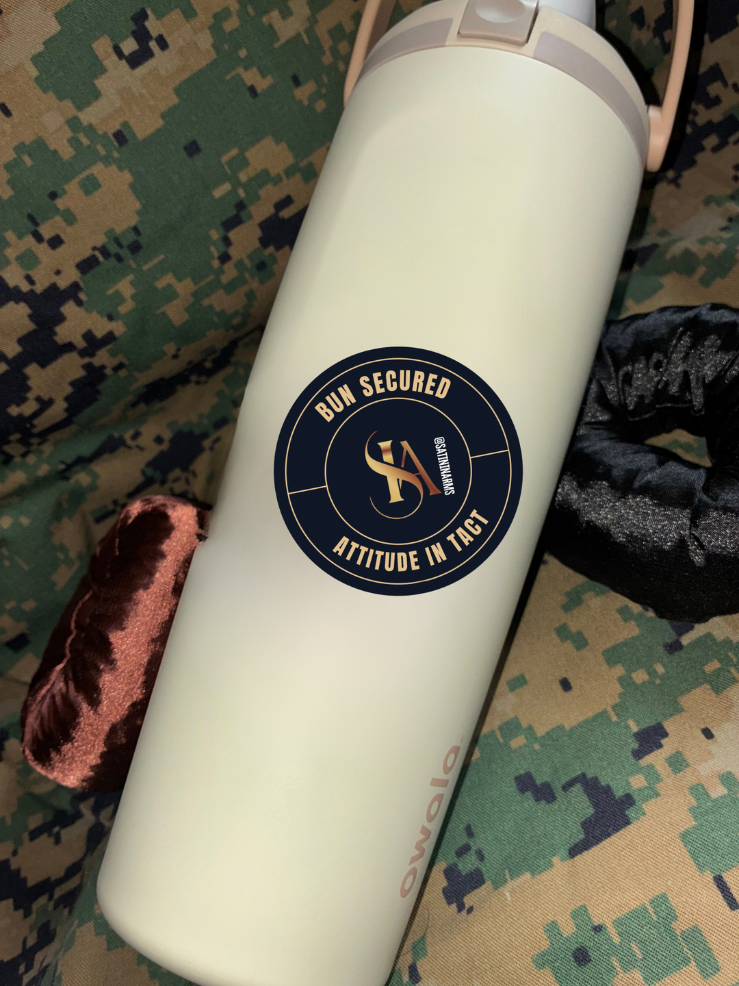 BUN SECURED|ATTITUDE IN TACT STICKER