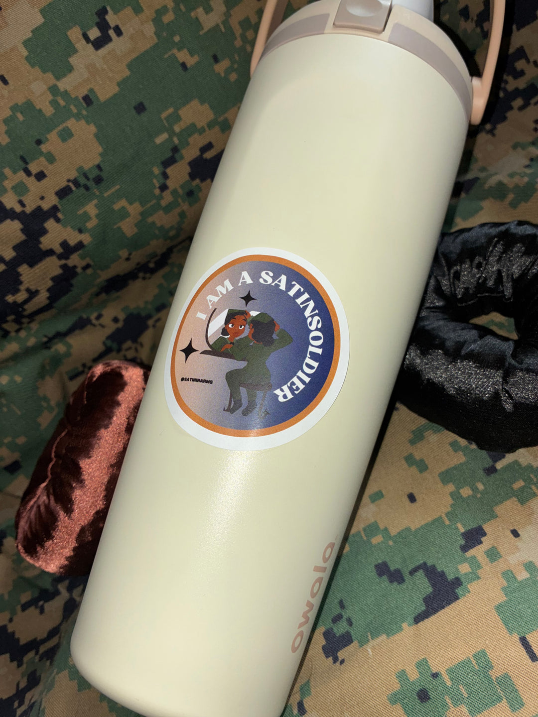 #1 SATINSOLDIER STICKER