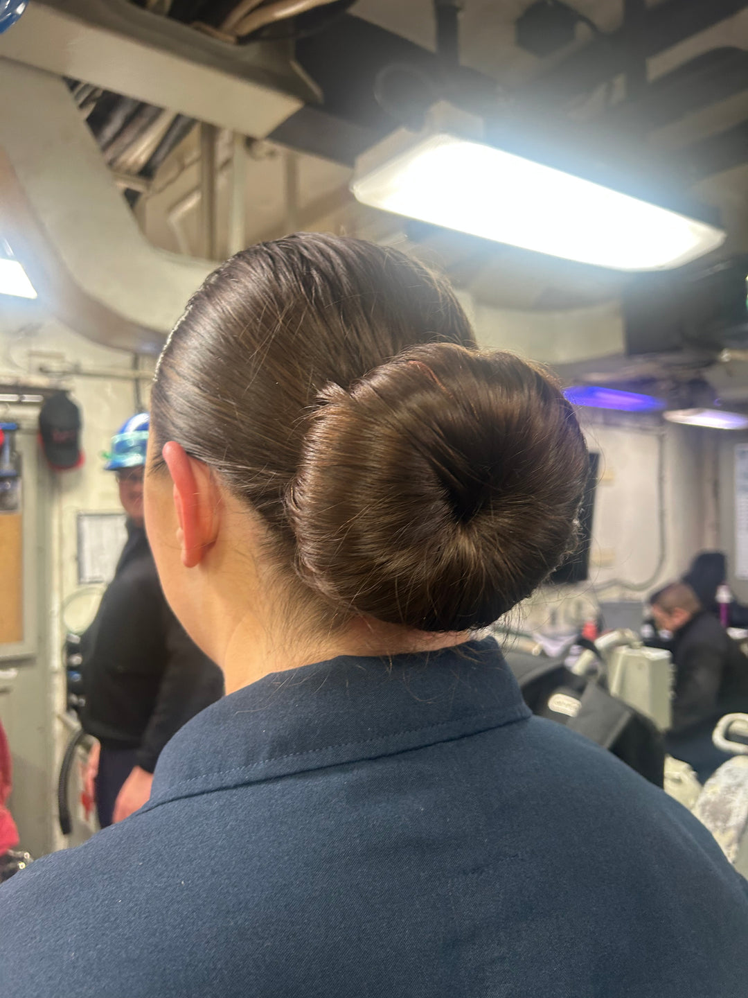 BROWN MULBERRY SILK HAIR-BUN-MAKER